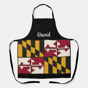 Coole Personalisierte Maryland Flag Koch Schürze