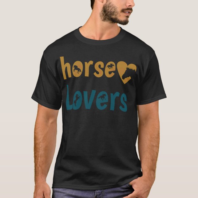 Coole Pferdefreunde T-Shirt (Vorderseite)