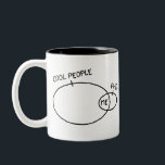 Coole PhD-Tasse Zweifarbige Tasse<br><div class="desc">PhD kann cool sein und Sie sind eine lebende Illustration.</div>
