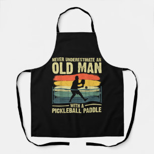 Coole Pickleball Gestaltung Für Männer Opa Pickleb Schürze