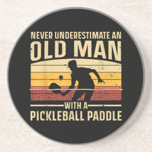 Coole Pickleball Kunst für Männer Frauen Paddeln Getränkeuntersetzer