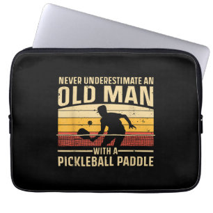 Coole Pickleball Kunst für Männer Frauen Paddeln Laptopschutzhülle