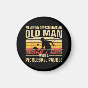 Coole Pickleball Kunst für Männer Frauen Paddeln Magnet