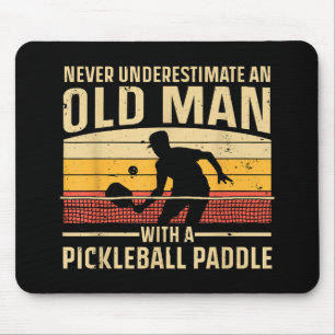 Coole Pickleball Kunst für Männer Frauen Paddeln Mousepad