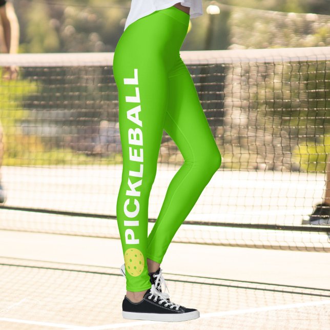 Coole Pickleball-Leggings Gelber Ball Benutzerdefi Leggings (Von Creator hochgeladen)