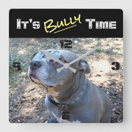 Coole Pitbull Bullezeit Uhr