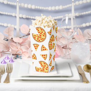 Coole Pizzas und Schnitte auf Weiß Geschenkschachtel