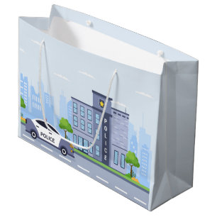 coole Polizeiwache Partys Großes Geschenktasche Große Geschenktüte