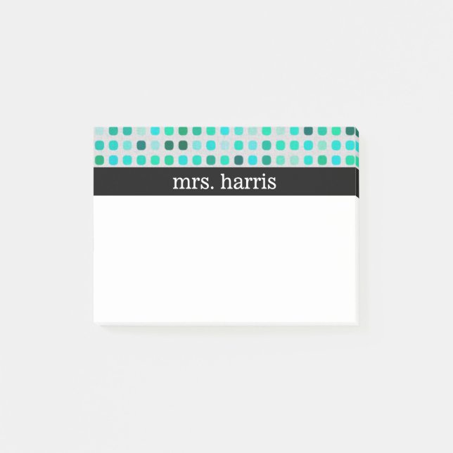 Coole Polkas Post-it Klebezettel (Vorderseite)