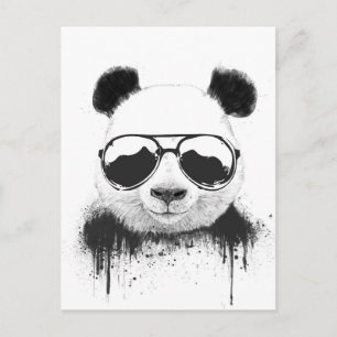 coole Postkarte bleibe