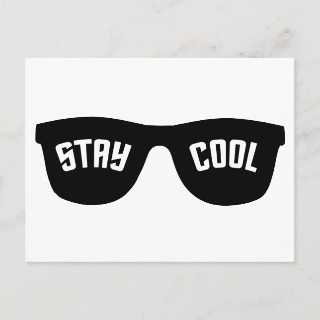 COOLE Postkarte bleibe (Vorderseite)