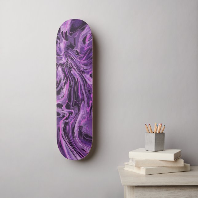 Coole Psychedelic-Muster-Skateboard Skateboard (Wandkunst)