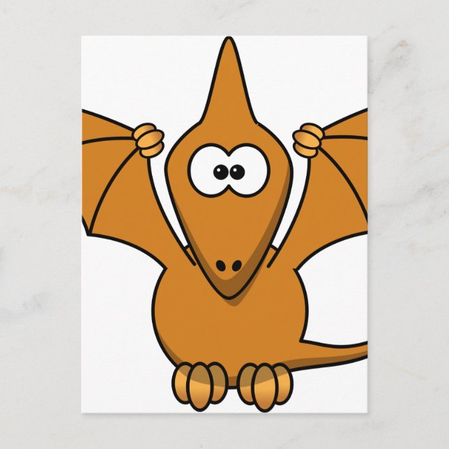 coole Pterodaktylsäure Postkarte (Vorderseite)