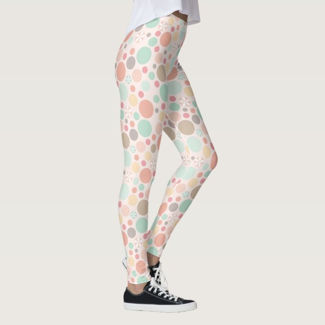 Coole Punkte Designer Leggings (Rechts)
