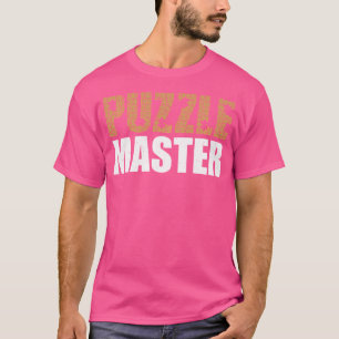 Coole Puzzlemeisterin für Männer Jigsaw Piece Puzz T-Shirt