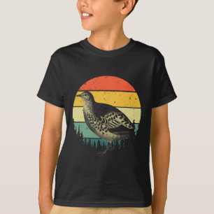 Coole Quail Art Men Bird Hunter Quail Upland T-Shirt