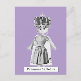 Coole Queen Doll Postkarte