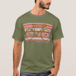 coole Radidee für Radfahrer T-Shirt<br><div class="desc">Ein großartiges Bike-Design mit horizontalen Streifen. Bike-Kultur-Mode</div>