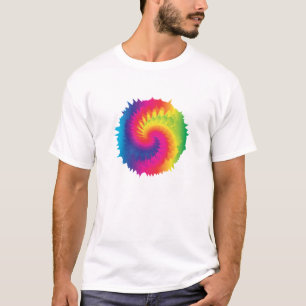Coole Rainbow-Gefärbte Krawatte T-Shirt