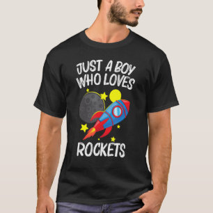 Coole Rakete für Jungs Männer Kinderraketen Raumsc T-Shirt