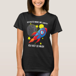 Coole Rakete für Männer Frauen Kinderraketen Raums T-Shirt