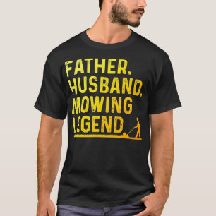 Coole Rasenmäher für Männer Vaterrasen e Gartenbau T-Shirt