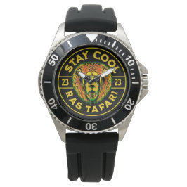 Coole Rasta-Uhr bleibe Armbanduhr