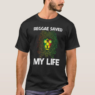 Coole Reggae für Männer Musik jamaikanischer Musik T-Shirt