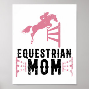 Coole Reittiere Mama Geschenk für Pferdeausstellun Poster