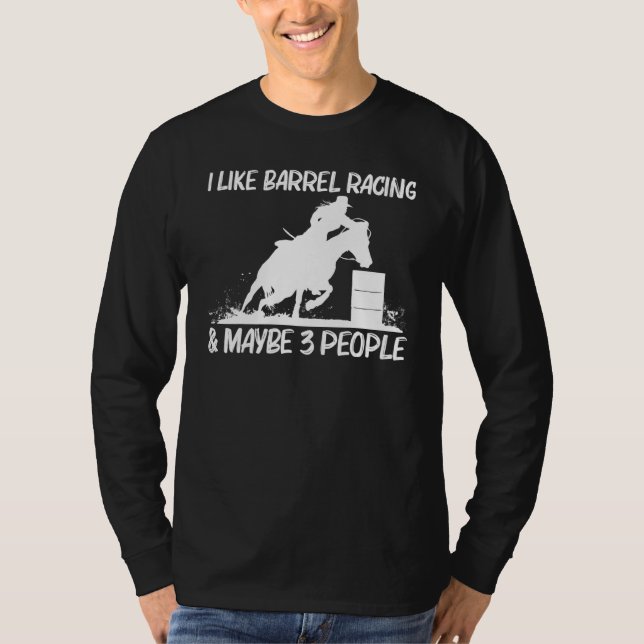 Coole Rennkunst für Männer - Pferderücken T-Shirt (Vorderseite)