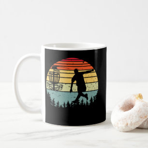 Coole Retro-Disc-Golf-Sport Vintage Kaffeetasse