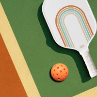 Coole Retro-Farben Abstrakte Streifen Custom Bild