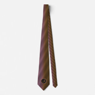 Coole Retro-Krawatte mit Monogramm Krawatte