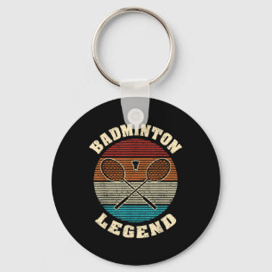 Coole Retro-Kreuzkästen Badminton Legend Badmi Schlüsselanhänger