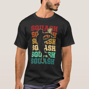 Coole Retro-Text-Silhouette Squash 1 T-Shirt