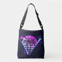 Coole Retro Tropical Palm Trees geometrisch