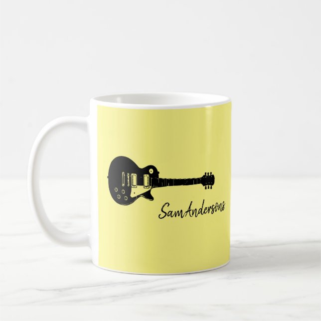Coole Rockgitarrenreise Kaffeetasse (Links)