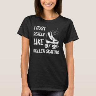 Coole Roller-Skaten für Männer Frauen Retro-Disco- T-Shirt