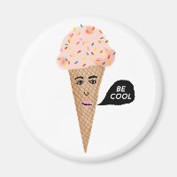 COOLE Rosa Eiscreme Kronenkleidung Rainbow Sprinkl
