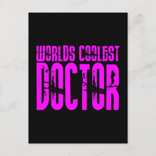 Coole rosa Geschenke 4 Ärzte : Weltlds Coolster Ar Postkarte