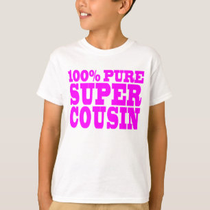 Coole rosa Geschenke für Cousins: SuperCousin T-Shirt