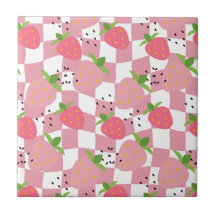 Coole rosa Kitchenette Erdbeeren Gestalt geprüft