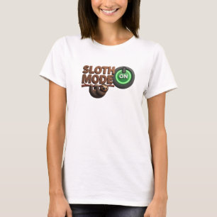 Coole rote FAULHEITSMODUS EIN Kunstmotiv T-Shirt
