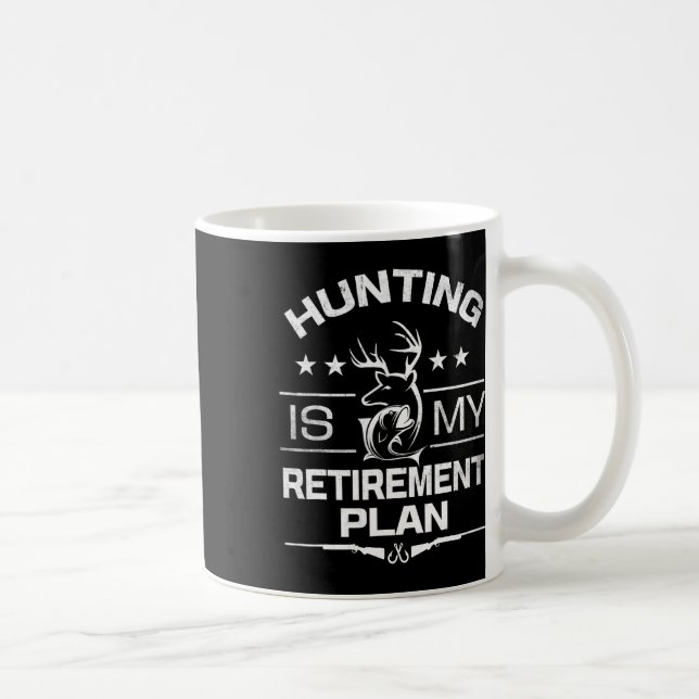 Coole Ruhestjagd ist mein Ruhestandsplan Fischen Kaffeetasse (Rechts)