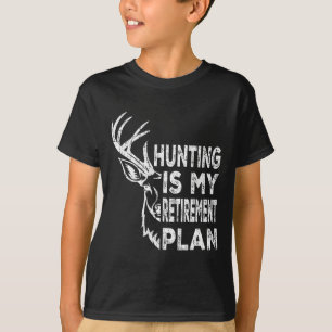 Coole Ruhestjagd ist mein Ruhestandsplan Fischen T-Shirt