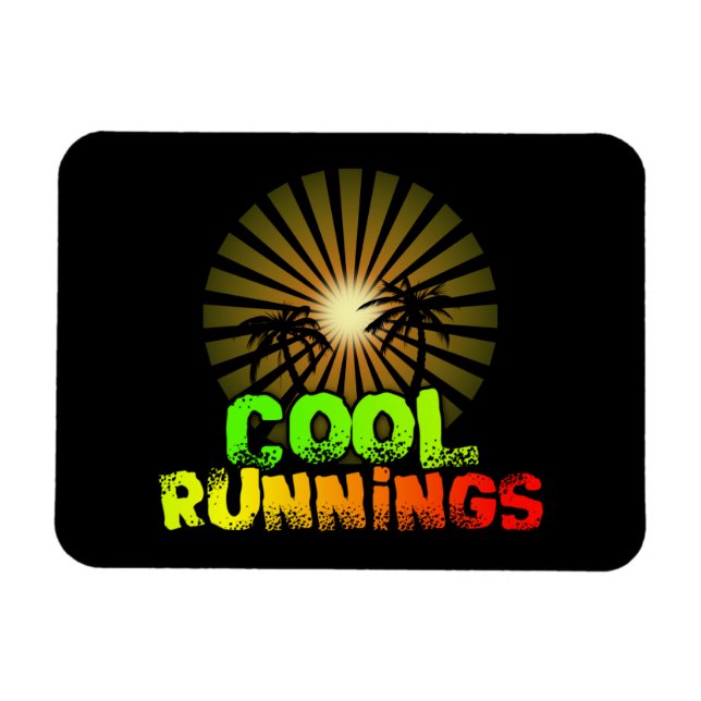 Coole Running Jamaica Magnet (Horizontal)
