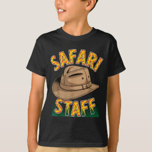 Coole Safari-Kostüme für Männer Frauen Kinder Erwa T-Shirt