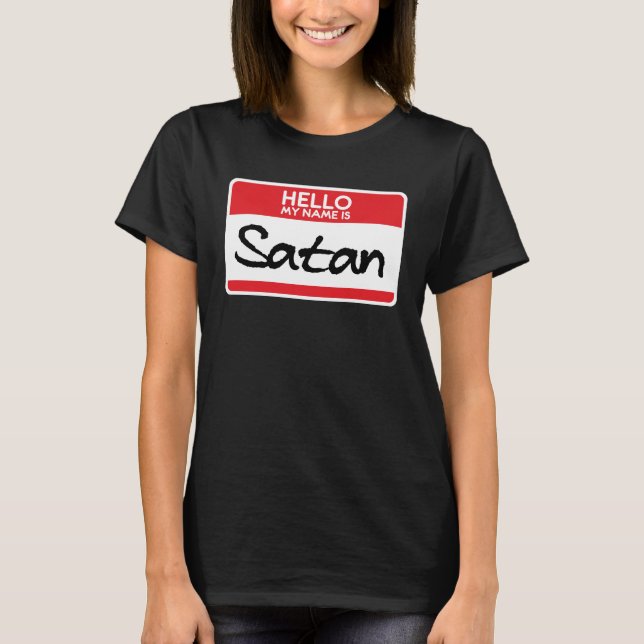 Coole Satan T-Shirt (Vorderseite)