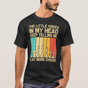 Coole Schach Für Männer Frauen Stück Schachspieler T-Shirt