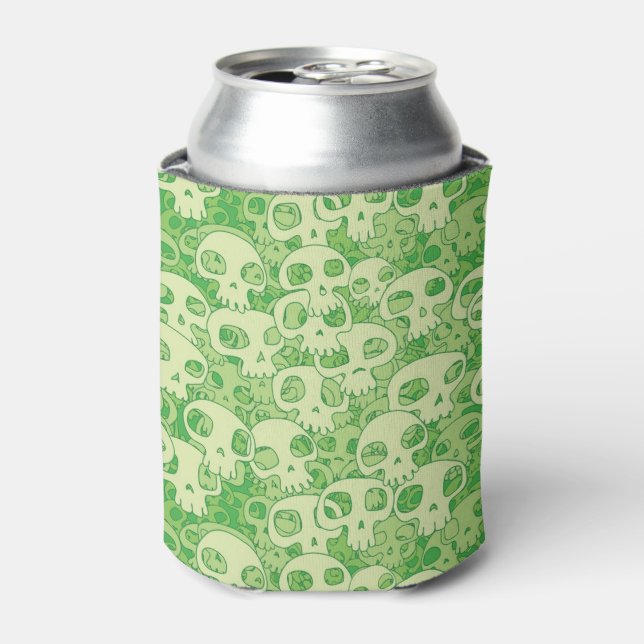 Coole Schädel Dosenkühler (Kanne Vorderseite)